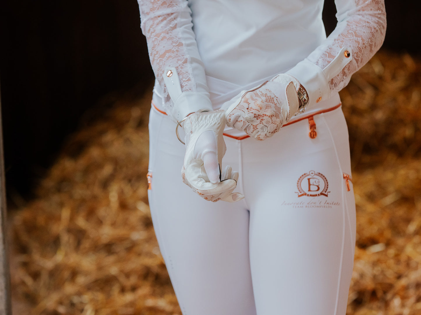 Maya White Pleated Base Layer