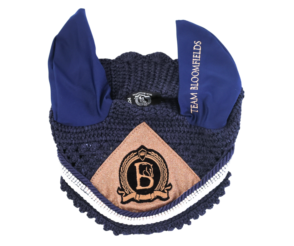 Navy & Rose Gold Prestige Bonnet