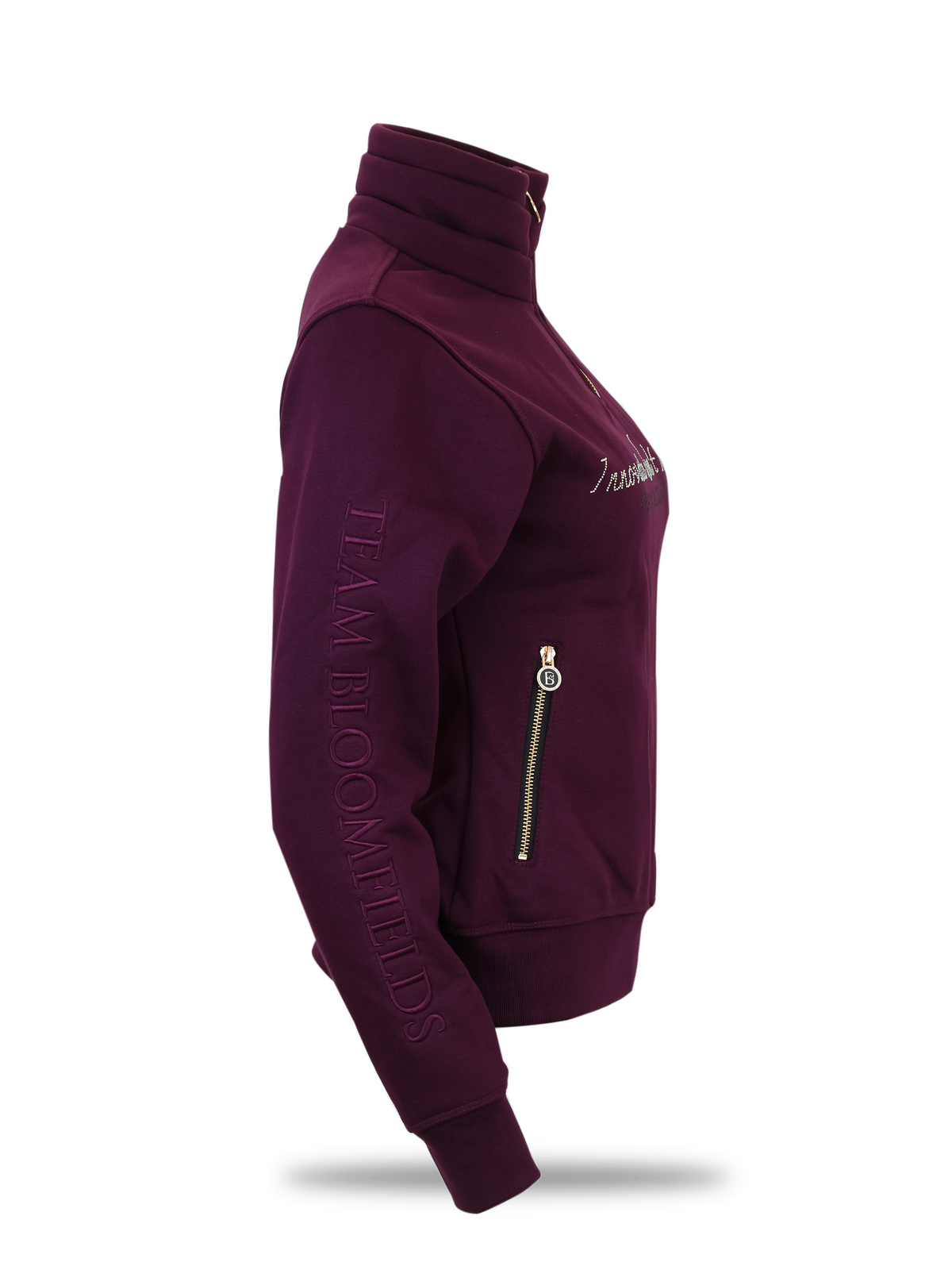 Sade Berry Quarter Zip Jumper