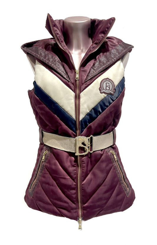 Ella Mulberry Hooded Gilet