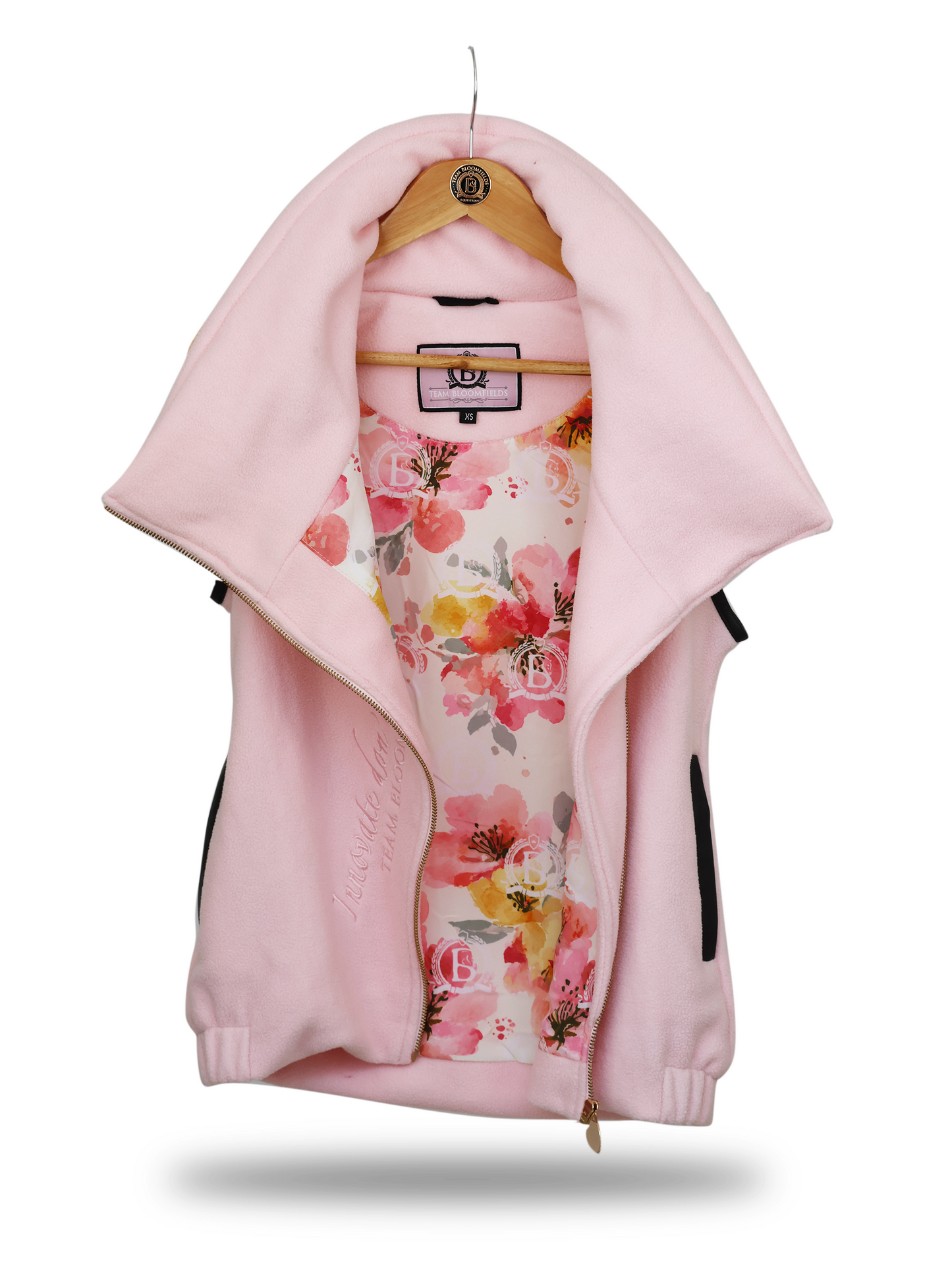 Kids Sienna Pink Country Fleece Gilet