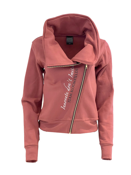 Sabrina Burnt Apricot Mini Ruffle Collar Top