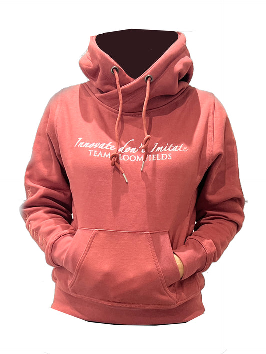Orla Burnt Orange Cross Necked Mini Hoodie