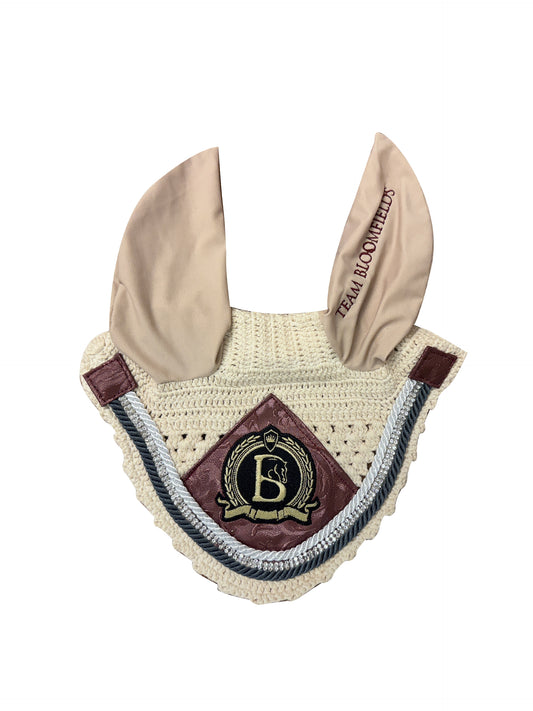 Cream & Winter Berry Prestige Bonnet