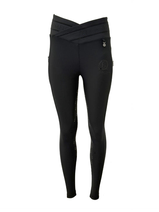 Celeste Black Crystal Adults Leggings