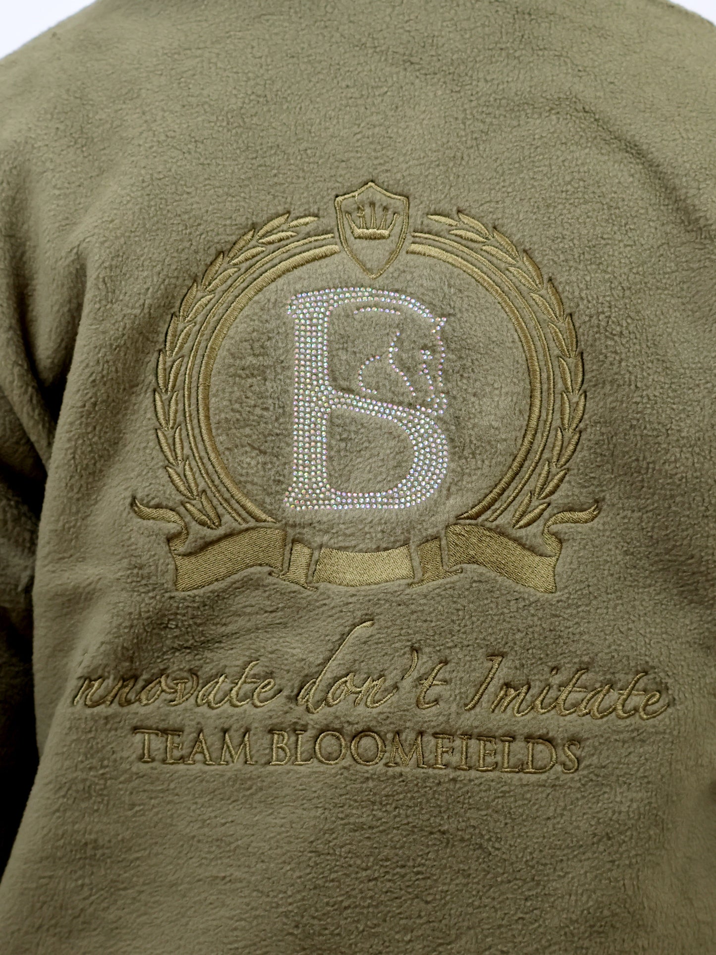 Selena Olive Fleece Jacket