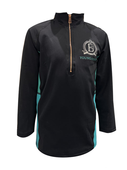Black & Aqua Mini Base Layer
