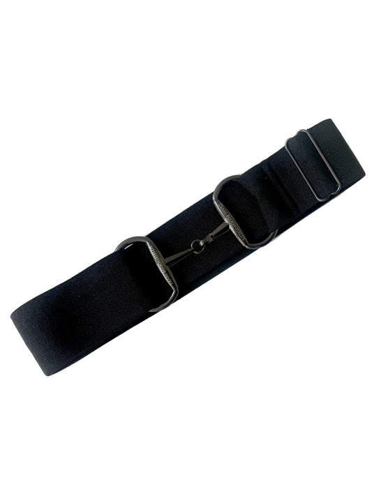 Metallic Black With Black Snaffle Belt