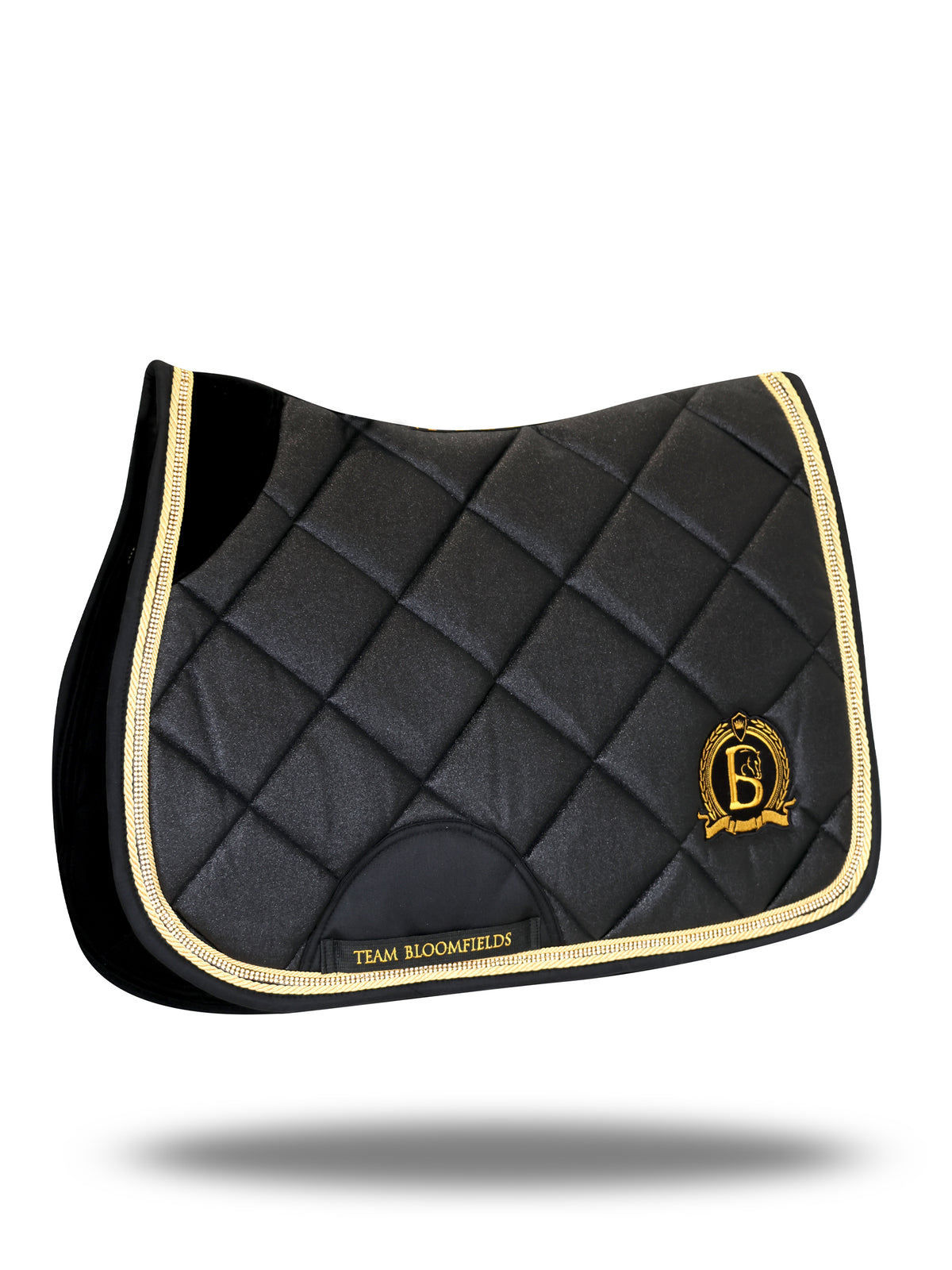 Black & Gold GP Saddle Pad