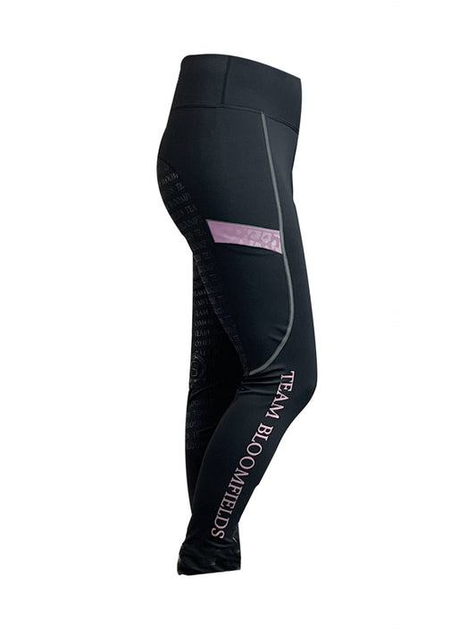 Leonara Black & Pink Mini Leggings