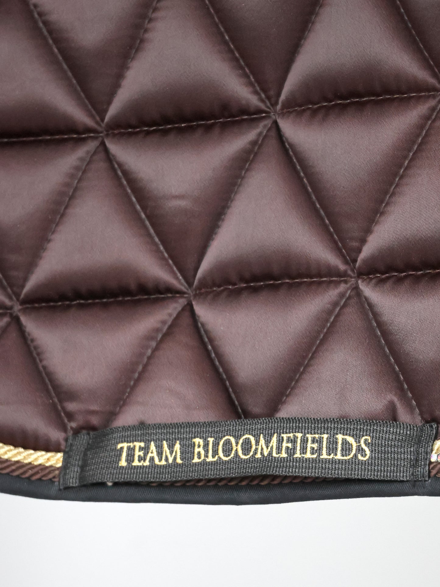 Saddle Pad - Brown & Leopard Print Dressage