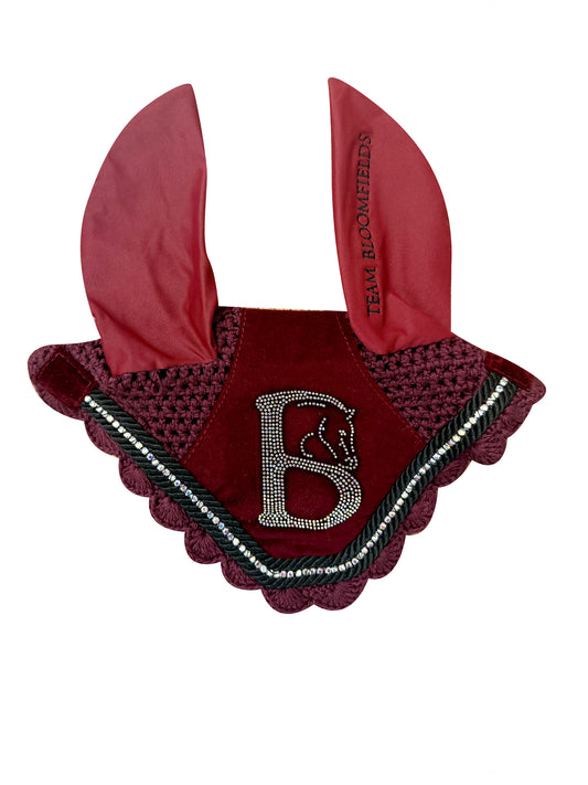 Burgundy Rhinestone Prestige Bonnet