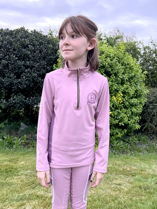 Dusty Pink & Heather Mini Base Layer