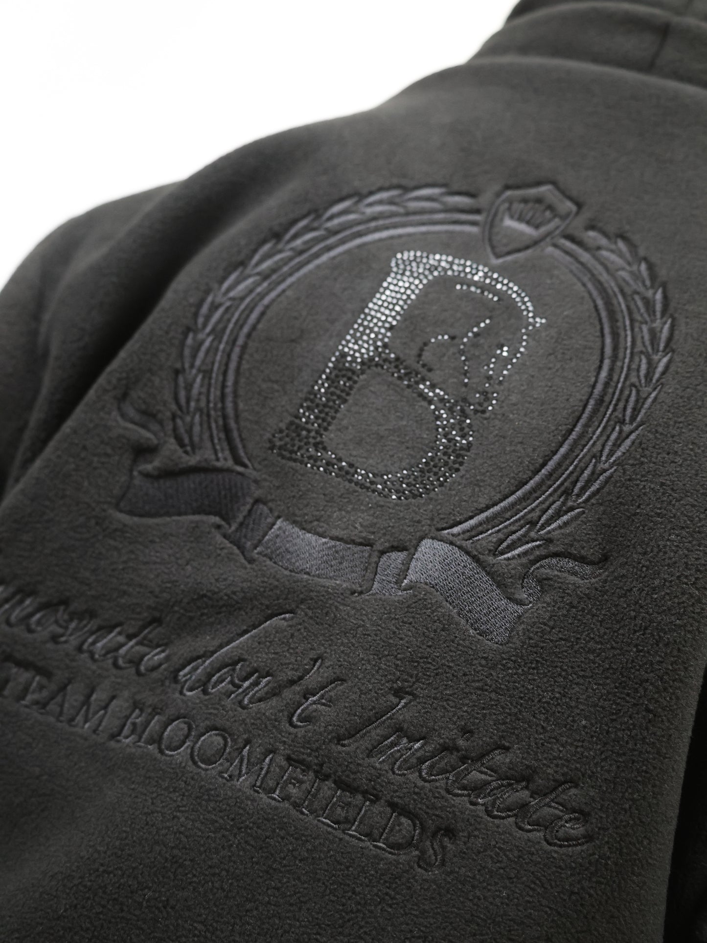 Selena Black Fleece Jacket