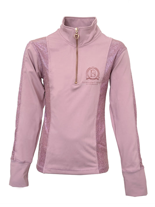 Glimmer Pink Mini Base Layer With Long Sleeves