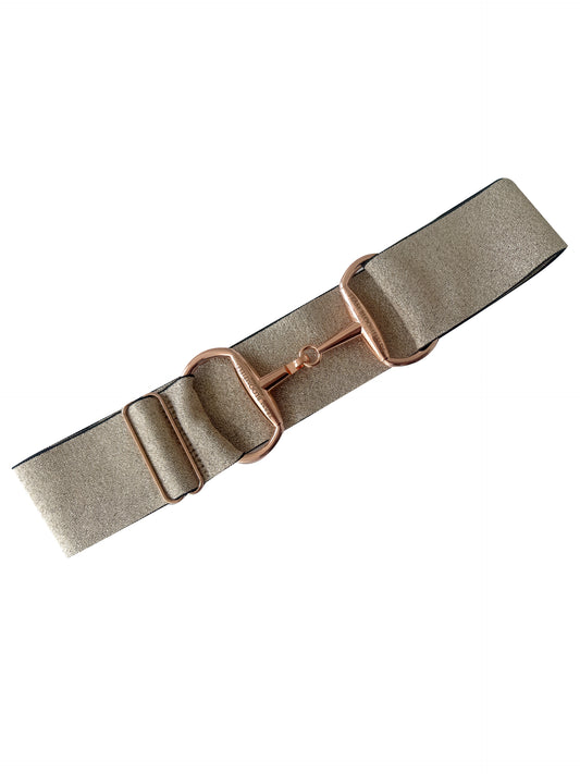 Metallic Gold With Rose Gold B Belt