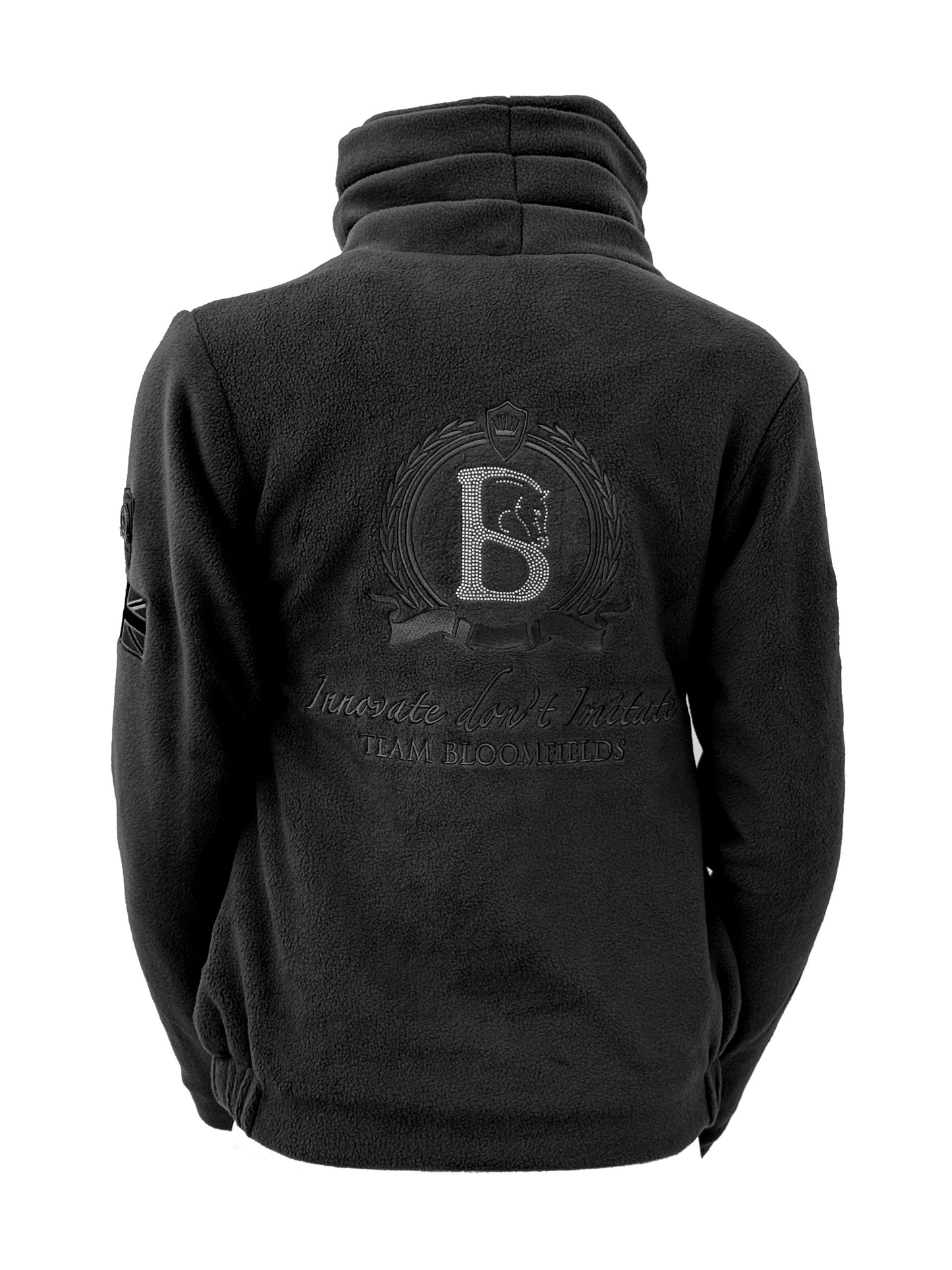 Mini Selena Black Fleece Jacket