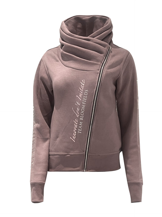 Sabrina Heather Mini Ruffle Collar Top