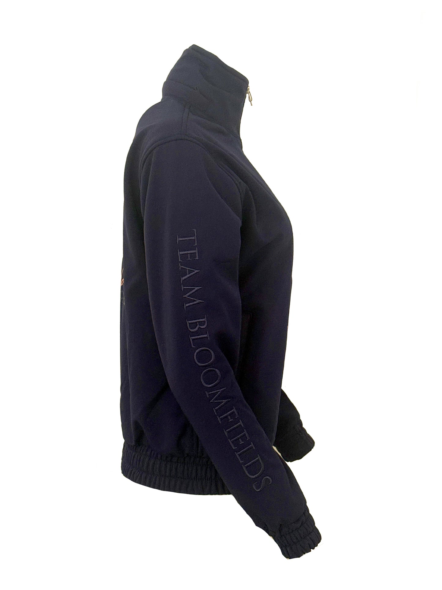 Amelia Navy With Silver Innovate Don't Imitate & Diamante Cross Necked Hoodie