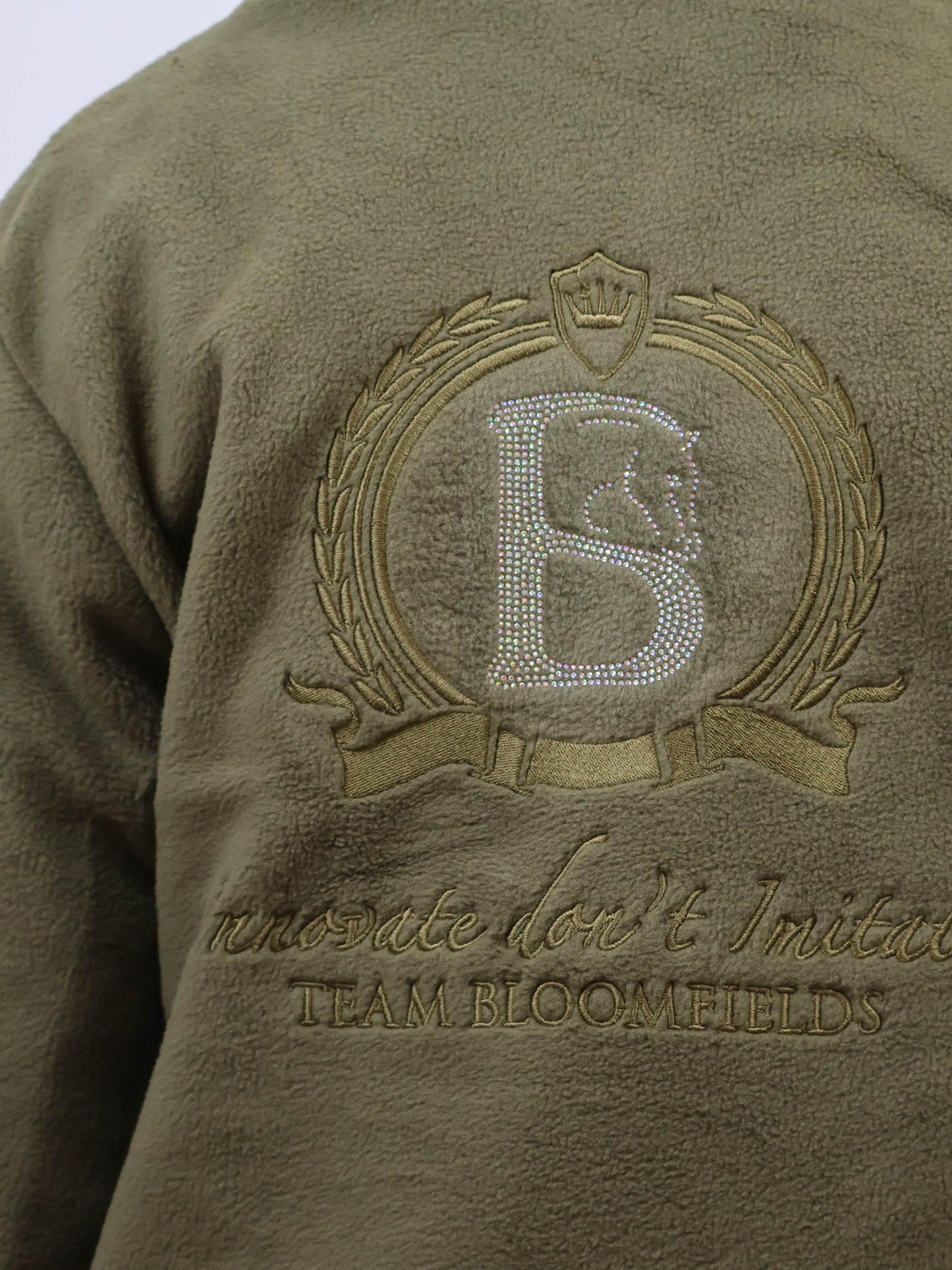 Mini Selena Olive Fleece Jacket