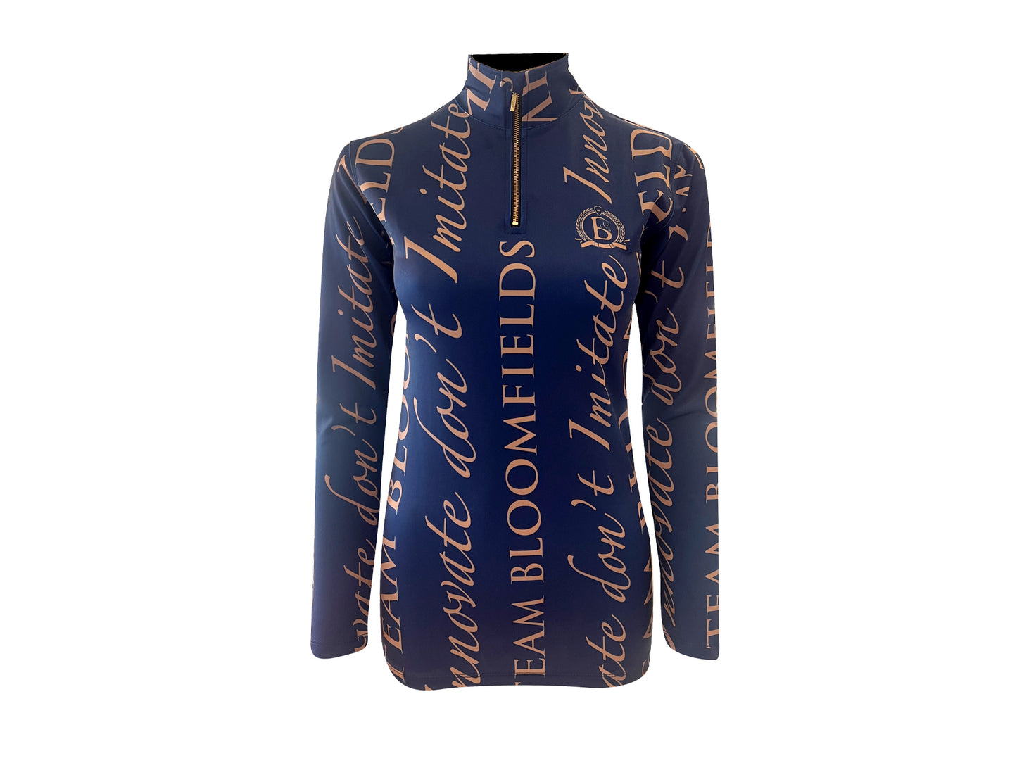 Big Print Navy Mini Base Layer