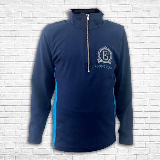 Navy and Cyan Mini Base Layer