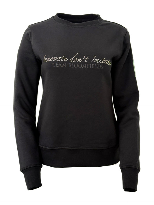 Summer Black With Black Rhinestones Crew Neck Adults Top