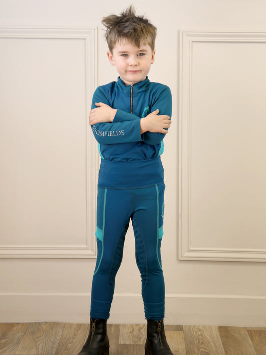 Marine & Aqua Mini Leggings