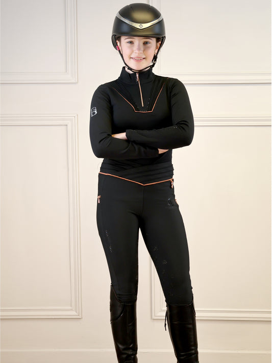 Mini Maya Black Ultra Pleated Base Layer