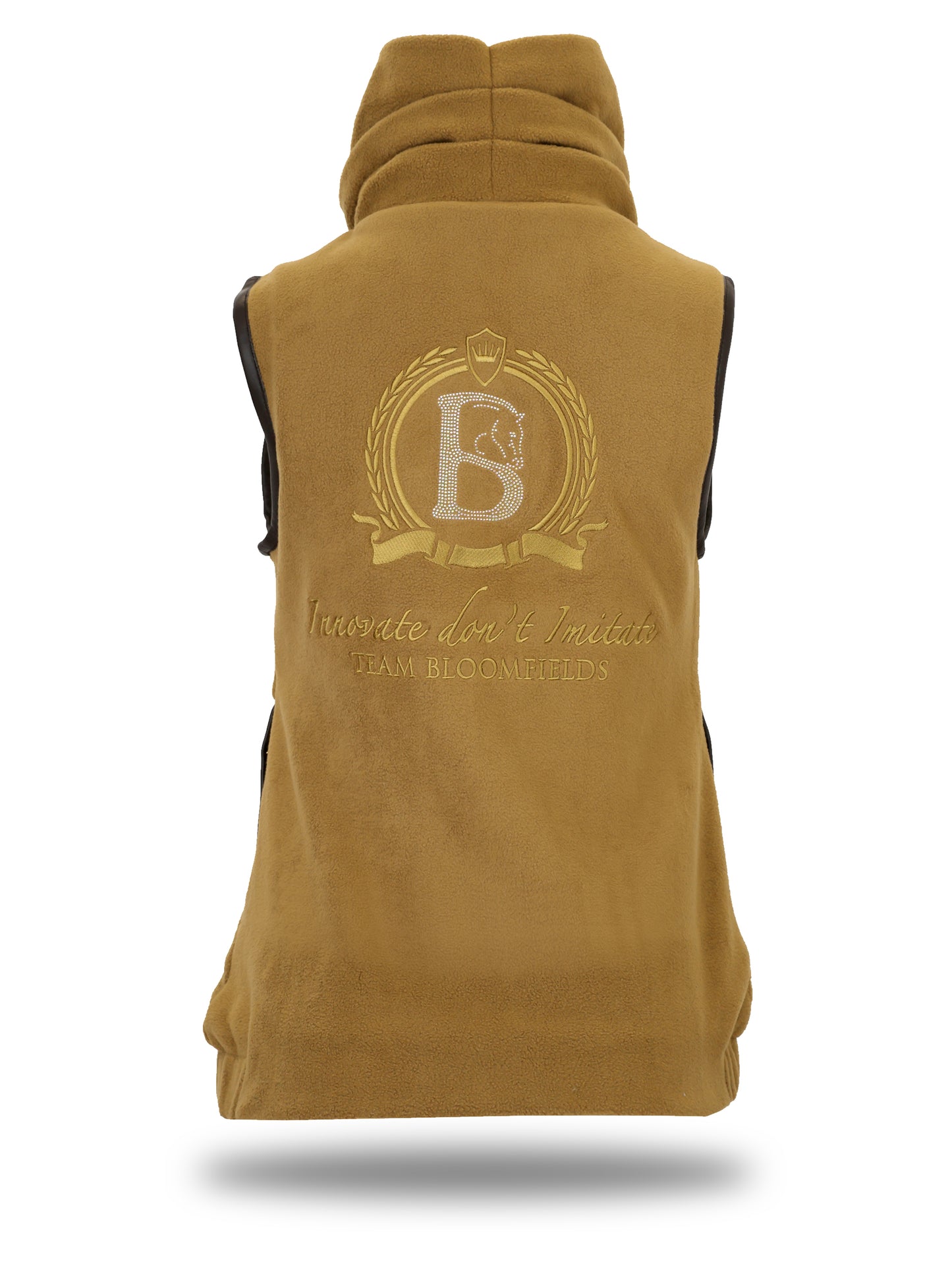 Sienna Country Fleece Mustard Gilet