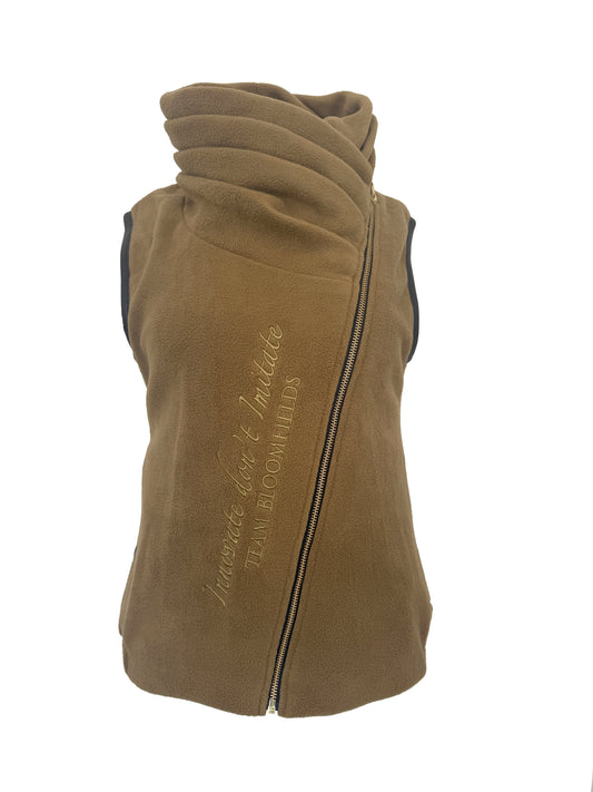 Sienna Country Fleece Mustard Gilet