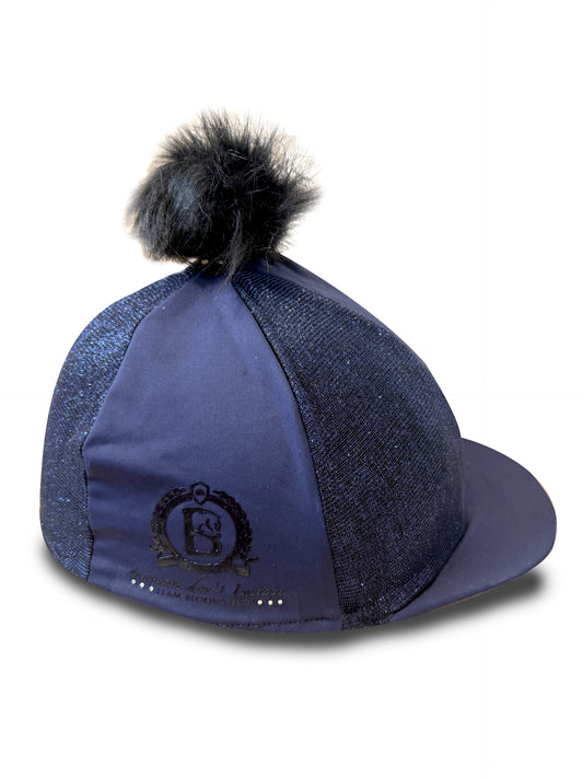 Glimmer Navy Hat Silk