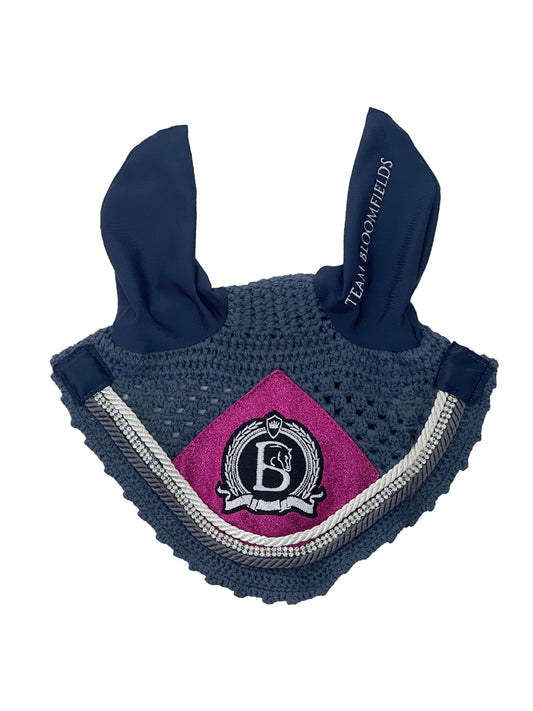 Navy & Hot Pink Bonnet