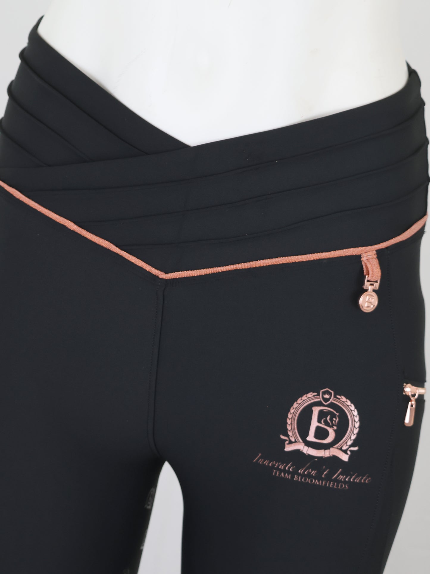 Mini Maya Black Pleated leggings