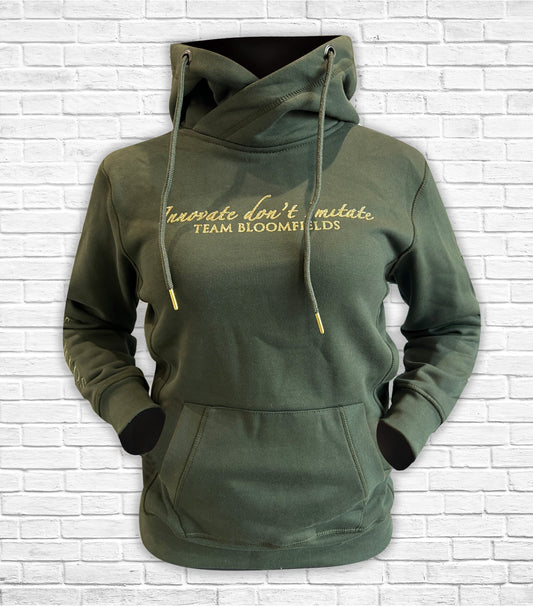 Orla Olive Cross Necked Mini Hoodie