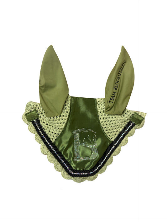 Olive Rhinestone Prestige Bonnet