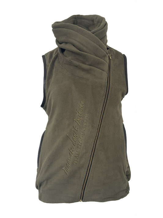 Sienna Country Fleece Sage Gilet