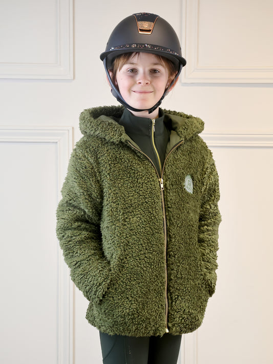 Sam Mini Olive Teddybear Fleece
