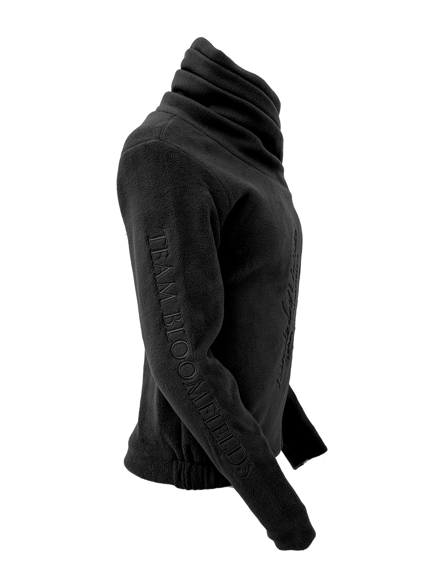 Mini Selena Black Fleece Jacket