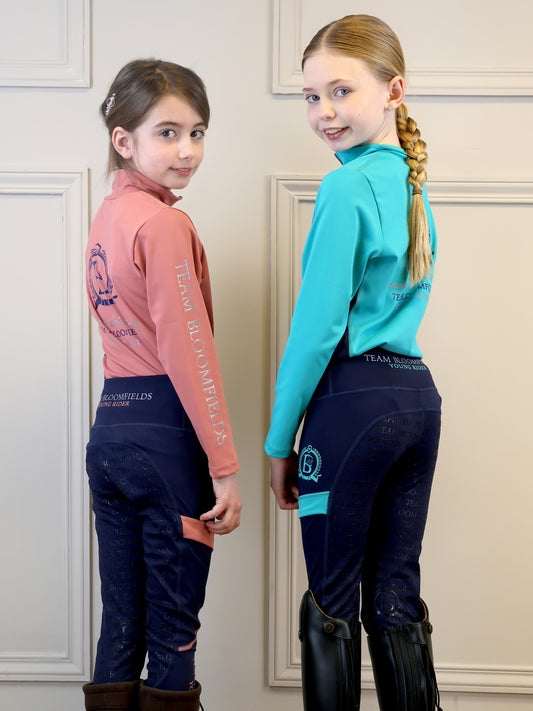 Aqua & Navy Mini Base Layer