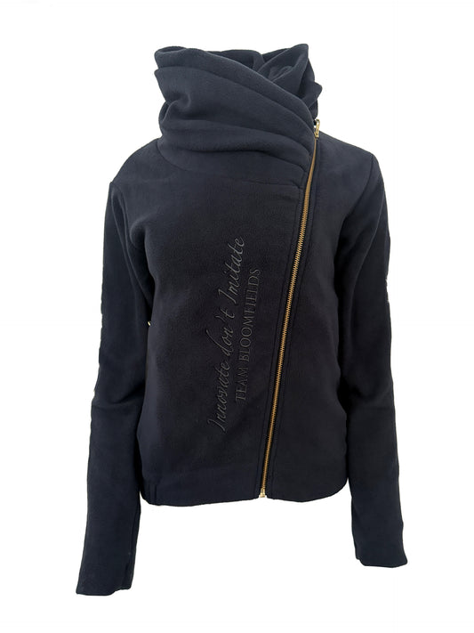 Selena Navy Fleece Jacket
