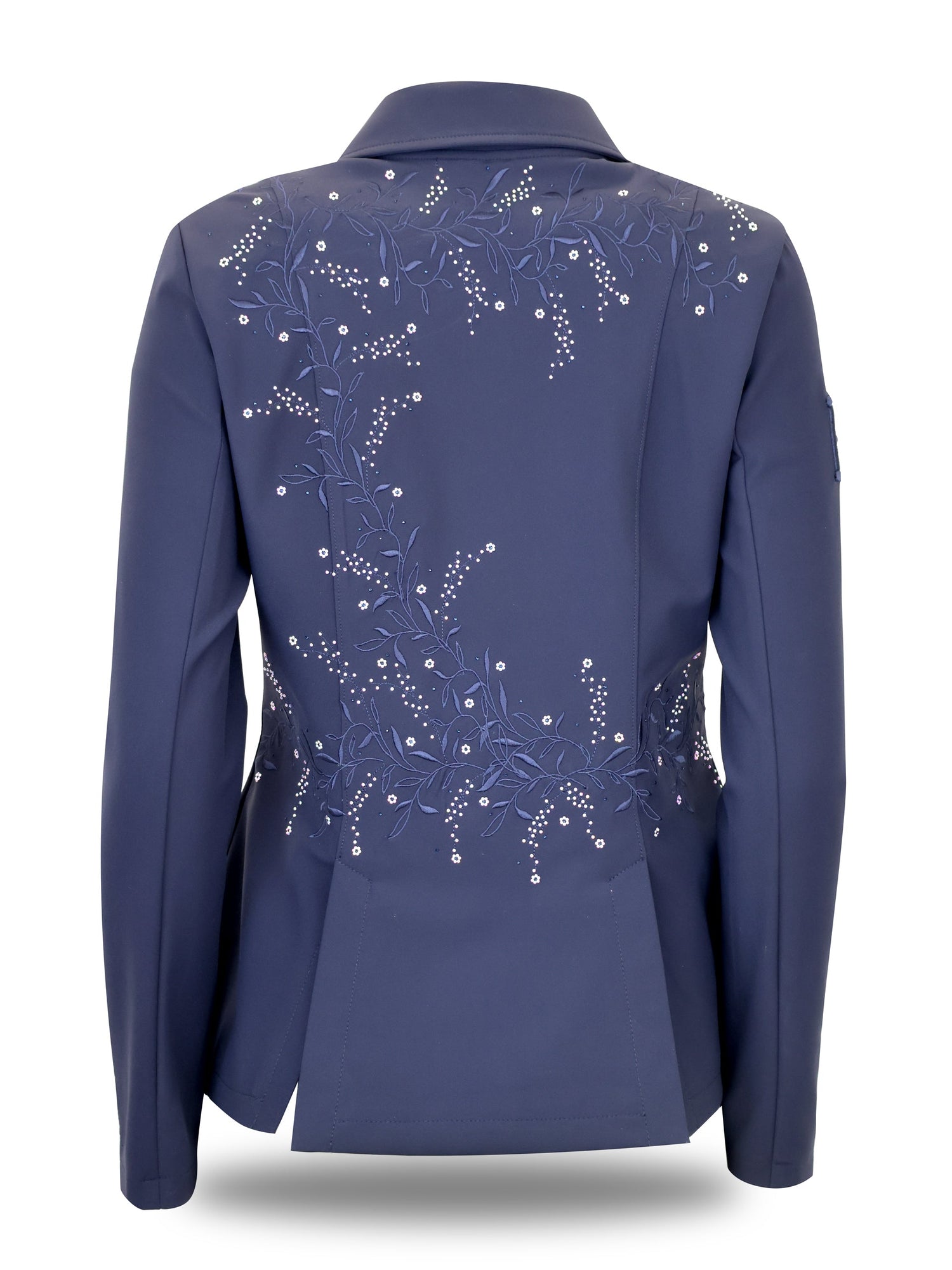 Adults' Vivienne Show Jacket in Navy, back view