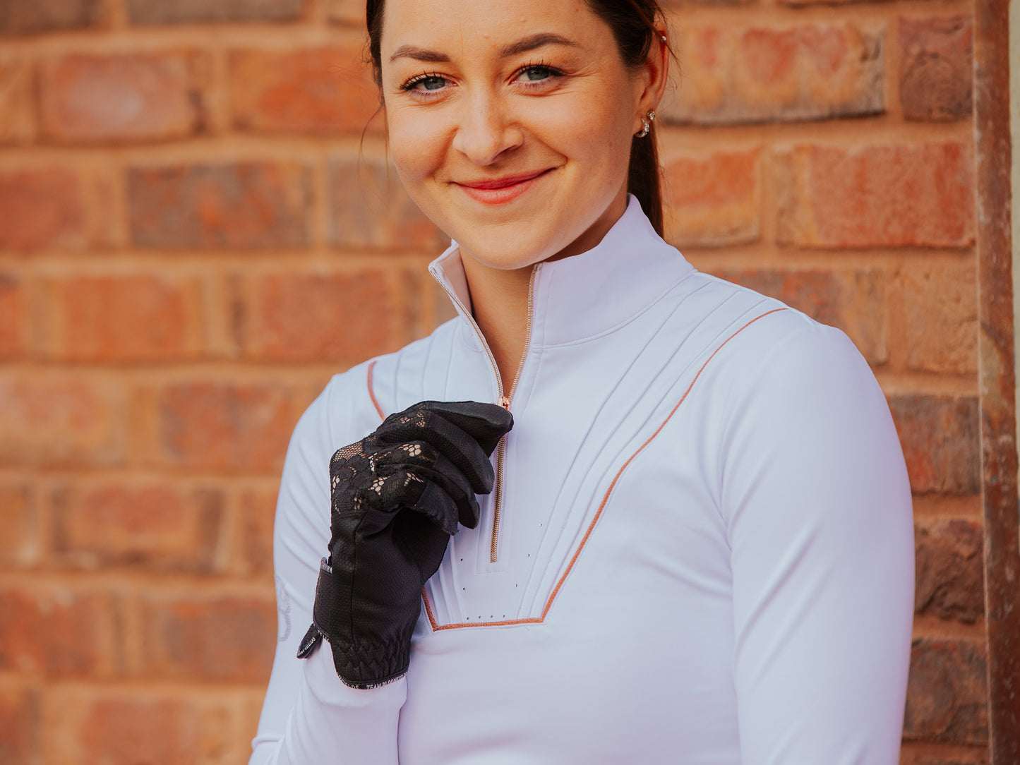 Maya White Pleated Base Layer