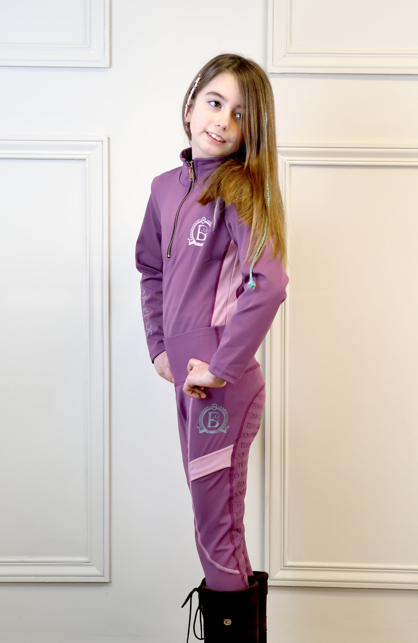 Heather & Dusky Pink Mini Base Layer