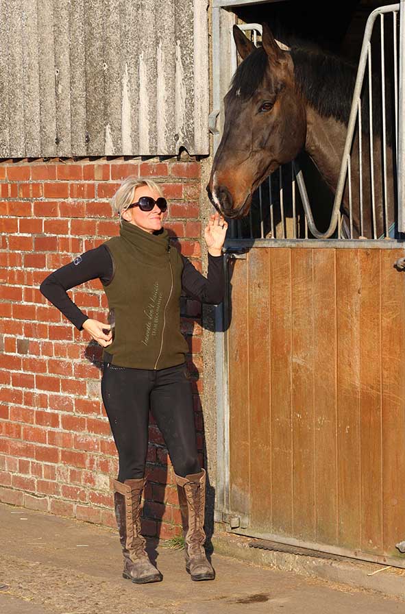 Sienna Country Fleece Olive Gilet