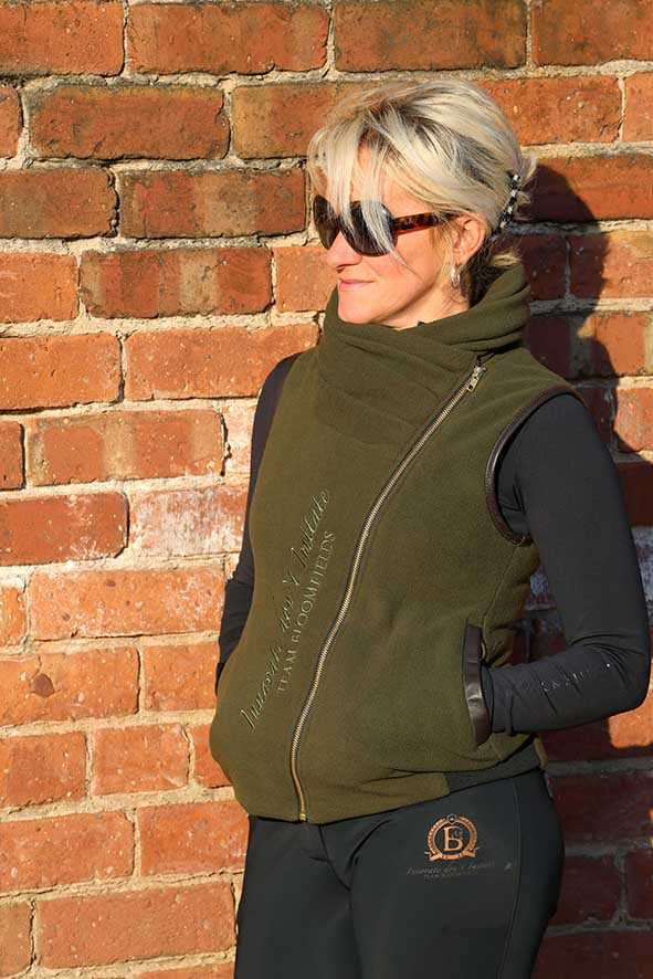 Sienna Country Fleece Olive Gilet