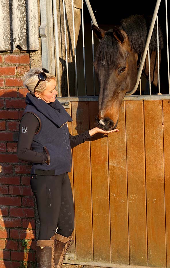 Sienna Country Fleece Navy Gilet