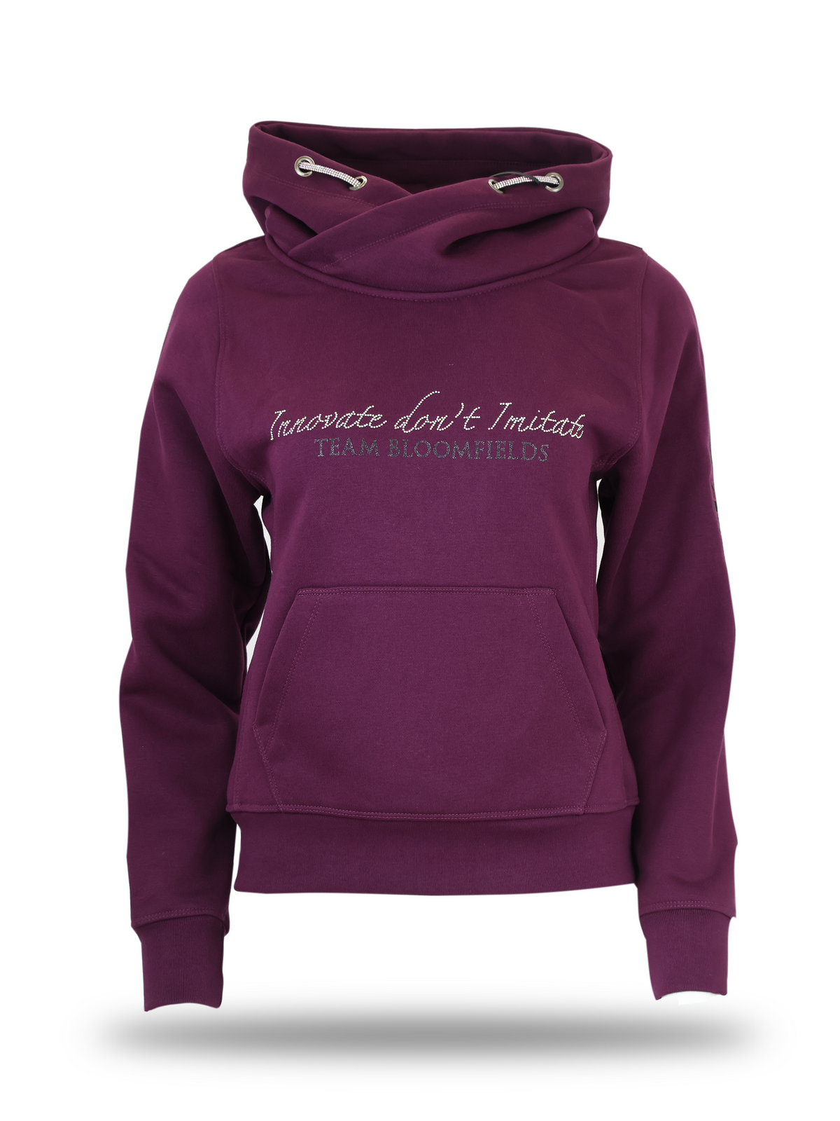 Amelia Berry Cross Neck Hoodie