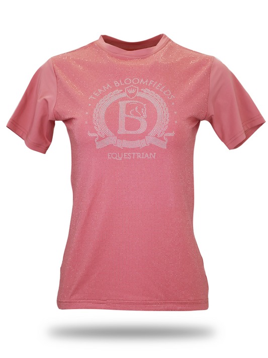 Kids Celine Pink Crystal T-Shirt