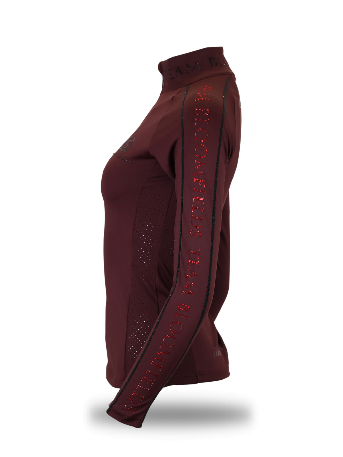 Chloe Burgundy Crystal Base Layer